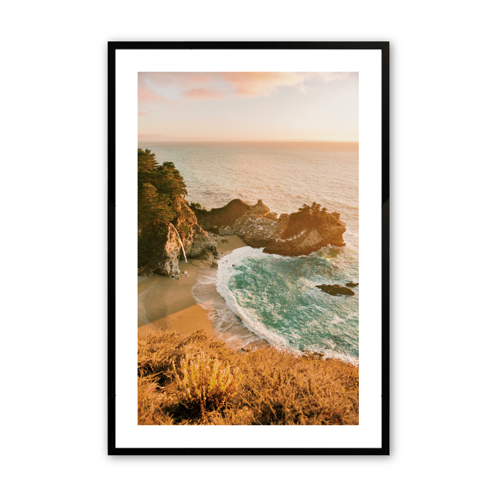 Blissful solitude in a sleek black frame